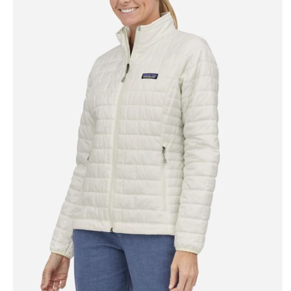 Patagonia Women's Nano Puff Insulated Jacket Birch White Size Large